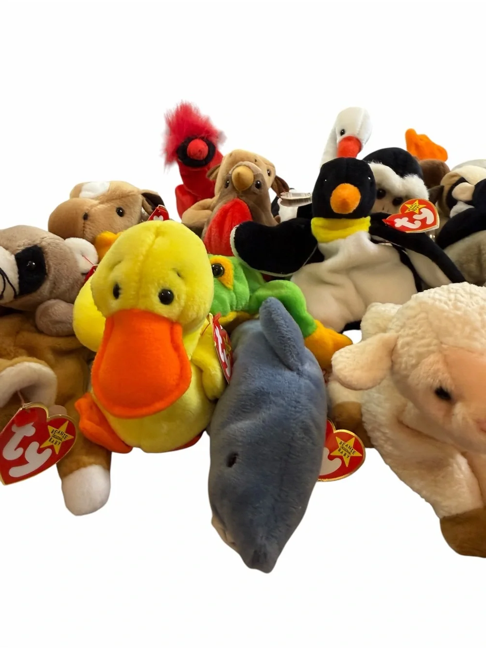 Ty Beanie Babies Assorted Plush Toy Collection - lot of 33